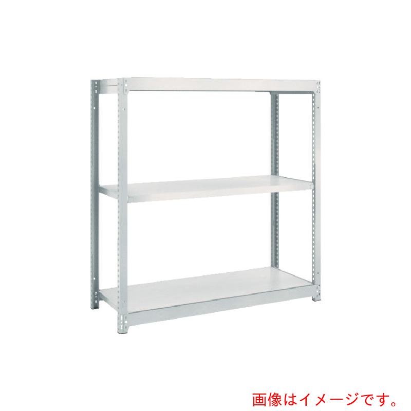 トラスコ中山（TRUSCO）　TRUSCO　スチールラック　Ｍ１．５型軽中量棚　１１６０Ｘ２９５ＸＨ１２００　３段単体　ネオグレー　【品番：M1.5-4433】