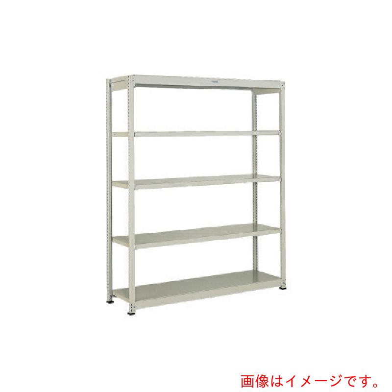 【別途送料あり】トラスコ中山（TRUSCO） TRUSCO スチールラック Ｍ１．５型軽中量棚 １１６０Ｘ２９５ＸＨ１２００ ５段単体 ネオグレー 【品番：M1.5-4435】
