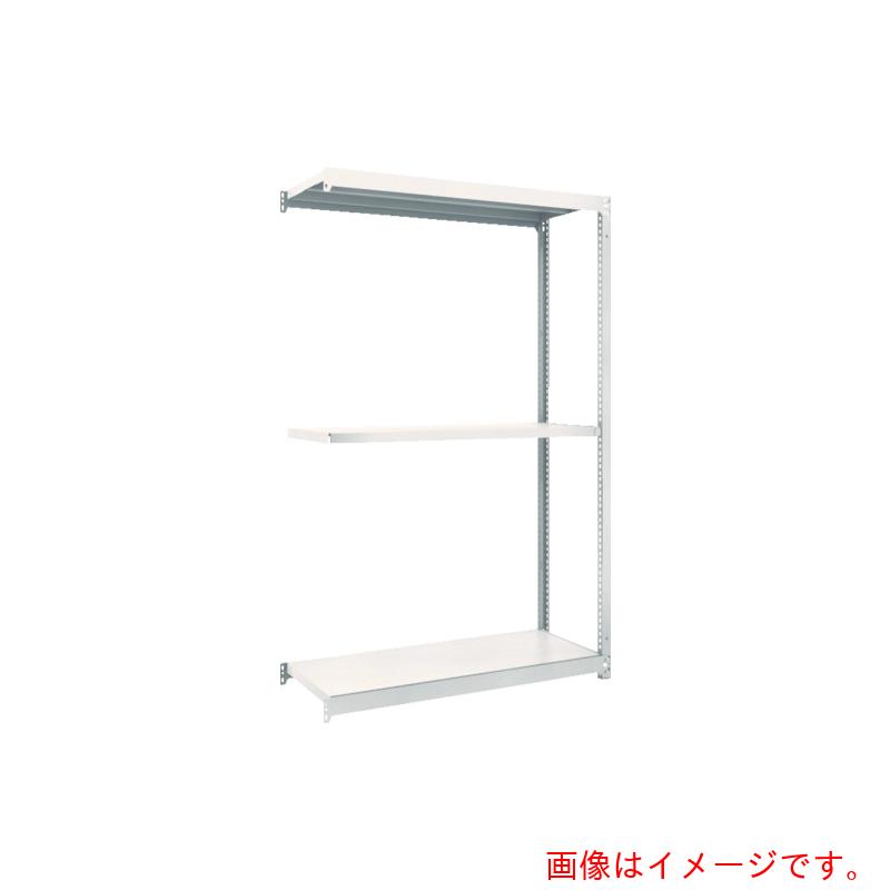 トラスコ中山（TRUSCO）　TRUSCO　スチールラック　Ｍ１．５型軽中量棚　８６０Ｘ５９５ＸＨ１８００　３段連結　ネオグレー　【品番：M1.5-6363B】｜住設プロ　店