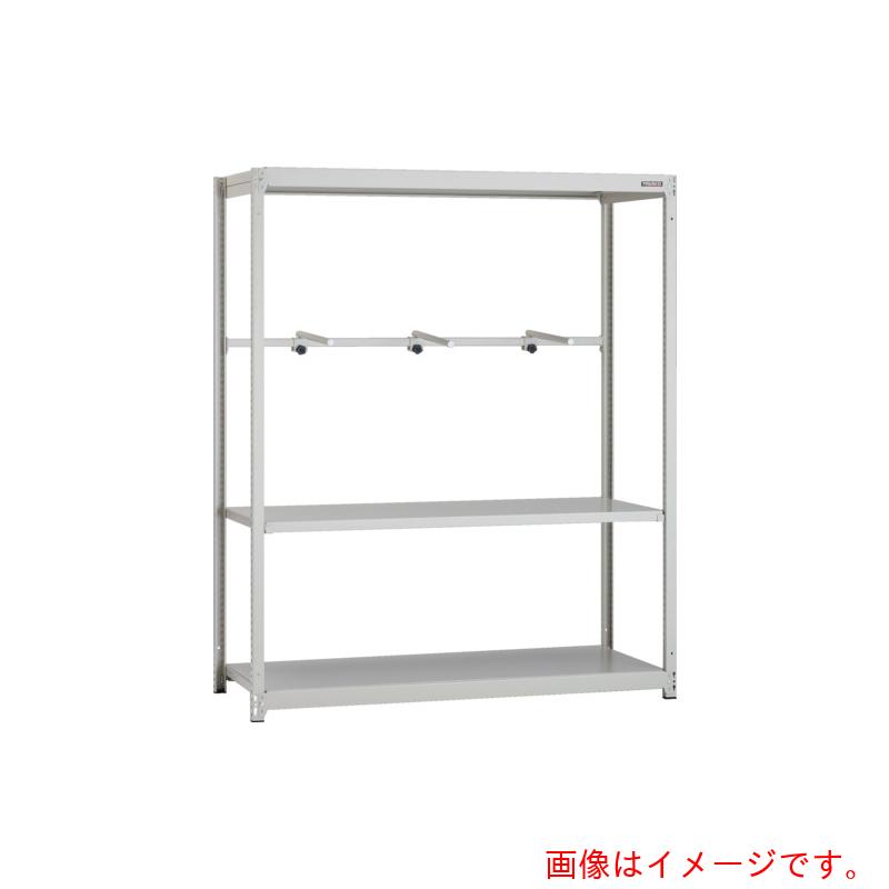 【別途送料あり】トラスコ中山（TRUSCO）　TRUSCO　スチールラック　Ｍ１．５型軽中量棚　１１６０Ｘ５９５Ｘ１８００　３段　アーム１段　単体　【品番：M1.5-6463-A1】