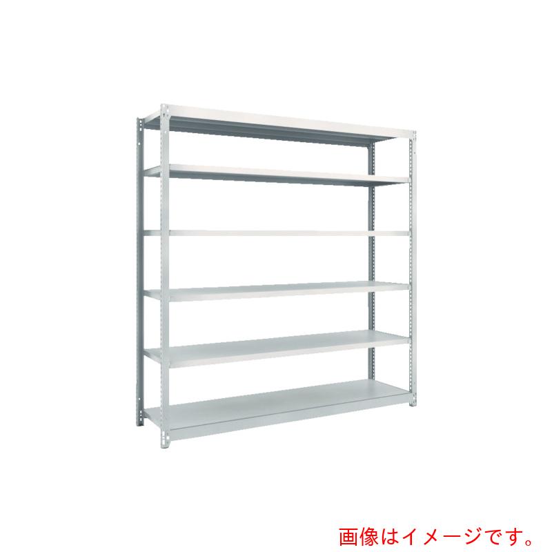 【別途送料あり】トラスコ中山（TRUSCO）　TRUSCO　スチールラック　Ｍ１．５型軽中量棚　１４６０&times;５９５&times;Ｈ１８００　６段単体　ネオグレー　【品番：M1.5-6566】｜住設プロ　店