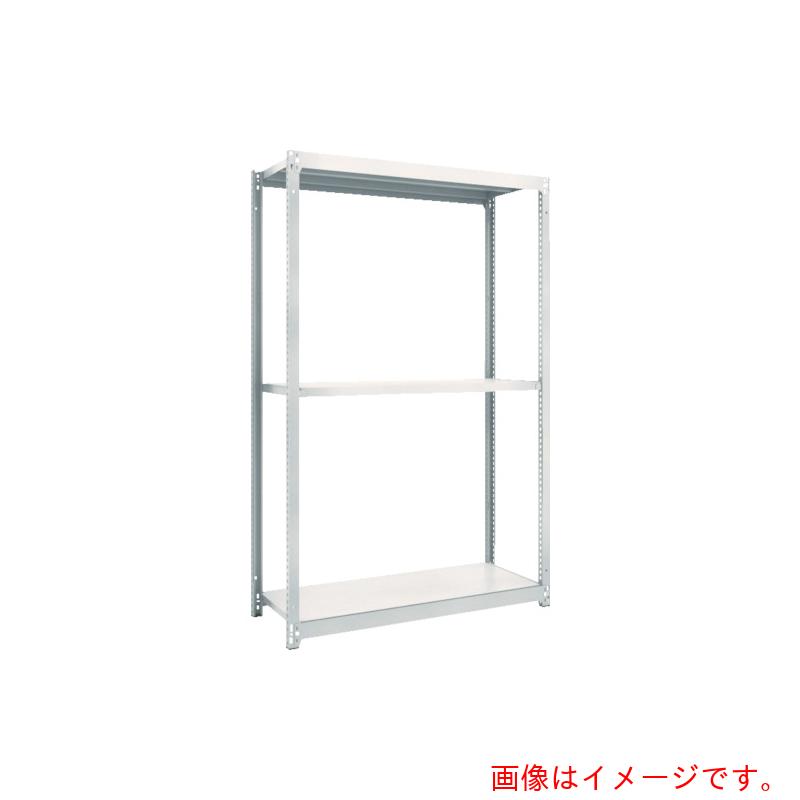 【別途送料あり】トラスコ中山（TRUSCO）　TRUSCO　スチールラック　Ｍ１．５型軽中量棚　１７６０Ｘ２９５ＸＨ１８００　３段単体　ネオグレー　【品番：M1.5-6633】