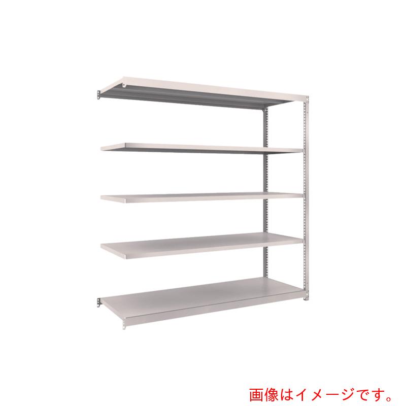 【別途送料あり】トラスコ中山（TRUSCO）　TRUSCO　スチールラック　Ｍ１．５型軽中量棚　１７６０&times;５９５&times;Ｈ１８００　５段連結　ネオグレー　【品番：M1.5-6665B】｜住設プロ　店