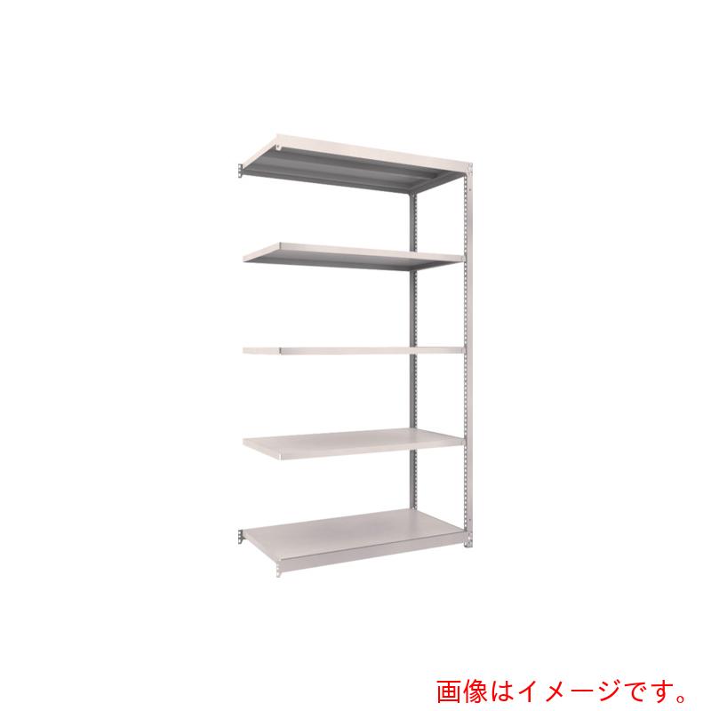 【別途送料あり】トラスコ中山（TRUSCO）　TRUSCO　スチールラック　Ｍ１．５型軽中量棚　１１６０Ｘ５９５ＸＨ２１００　５段連結　ネオグレー　【品番：M1.5-7465B】