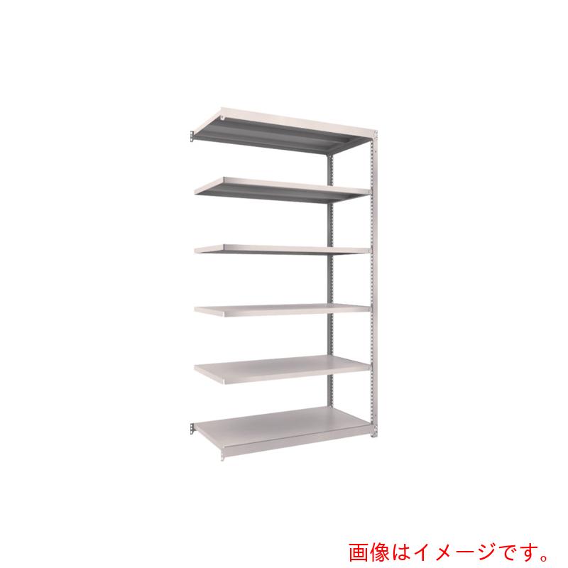 【別途送料あり】トラスコ中山（TRUSCO）　TRUSCO　スチールラック　Ｍ１．５型軽中量棚　１１６０×５９５×Ｈ２１００　６段連結　ネオグレー　【品番：M1.5-7466B】 24,255円