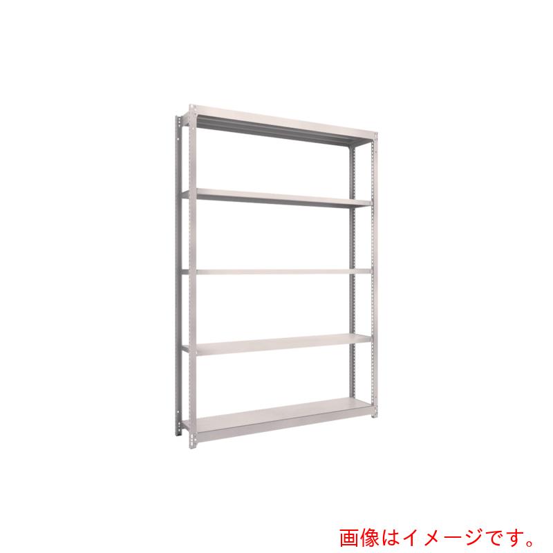 【別途送料あり】トラスコ中山（TRUSCO）　TRUSCO　スチールラック　Ｍ１．５型軽中量棚　１４６０Ｘ２９５ＸＨ２１００　５段単体　ネオグレー　【品番：M1.5-7535】
