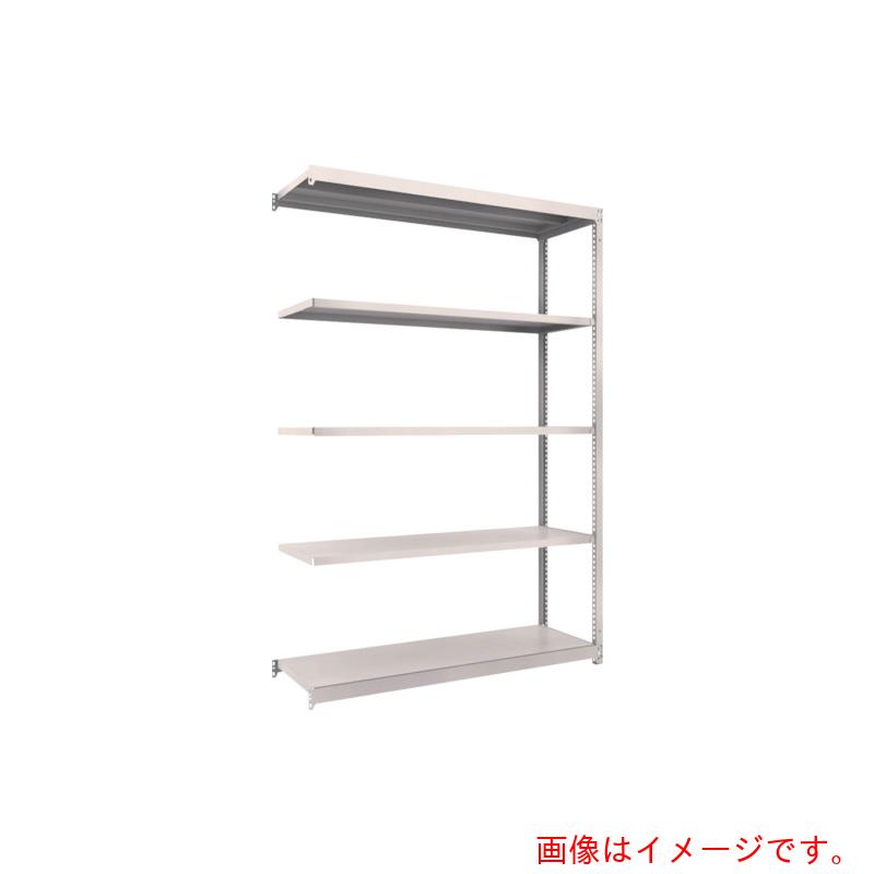 【別途送料あり】トラスコ中山（TRUSCO）　TRUSCO　スチールラック　Ｍ１．５型軽中量棚　１４６０Ｘ４４５ＸＨ２１００　５段連結　ネオグレー　【品番：M1.5-7545B】