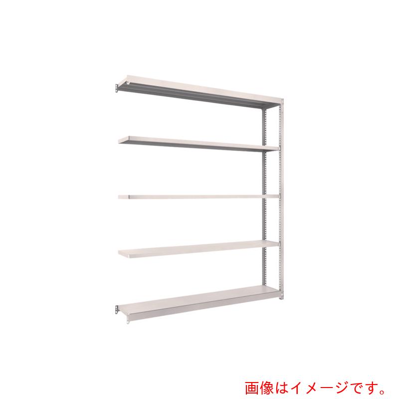 【別途送料あり】トラスコ中山（TRUSCO）　TRUSCO　スチールラック　Ｍ１．５型軽中量棚　１７６０Ｘ２９５ＸＨ２１００　５段連結　ネオグレー　【品番：M1.5-7635B】｜住設プロ　店