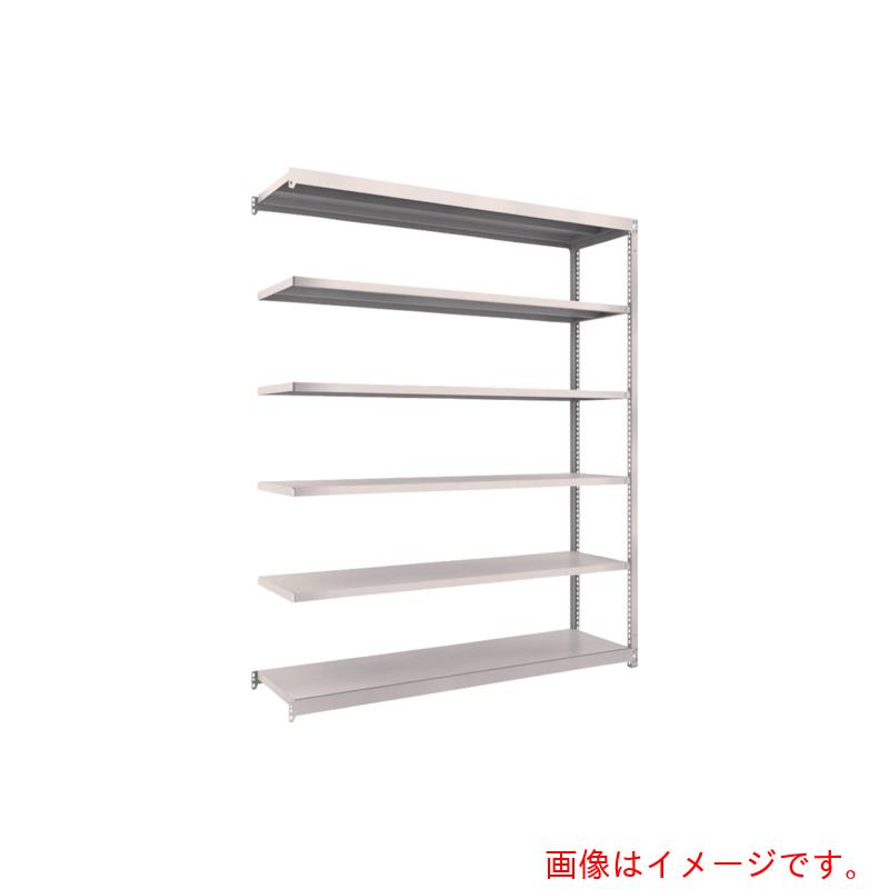 【別途送料あり】トラスコ中山（TRUSCO）　TRUSCO　スチールラック　Ｍ１．５型軽中量棚　１７６０×４４５×Ｈ２１００　６段連結　ネオグレー　【品番：M1.5-7646B】 29,401円