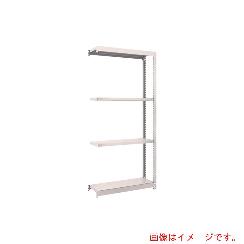 トラスコ中山（TRUSCO）　TRUSCO　スチールラック　Ｍ１．５型軽中量棚　８６０Ｘ２９５ＸＨ２４００　４段連結　ネオグレー　【品番：M1.5-8334B】