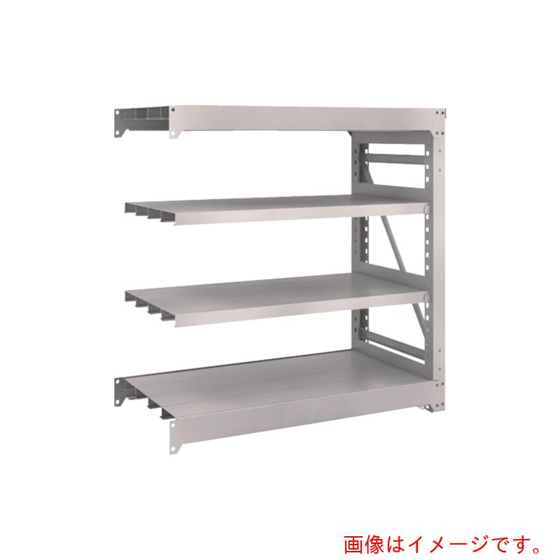 【別途送料あり】トラスコ中山（TRUSCO）　TRUSCO　スチールラック　Ｍ１０型重量棚　１２００Ｘ６２０ＸＨ１２００　４段　連結　ネオグレー　【品番：M10-4464B】｜住設プロ　店 53,572円
