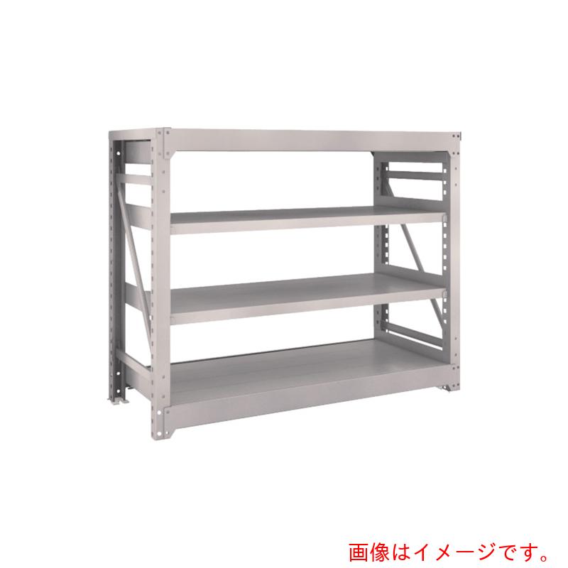 【別途送料あり】トラスコ中山(TRUSCO) TRUSCO スチールラック M10型重量棚 1500X620XH1200 4段 単体 ネオグレー 【品番:M10-4564】|住設プロ 店
