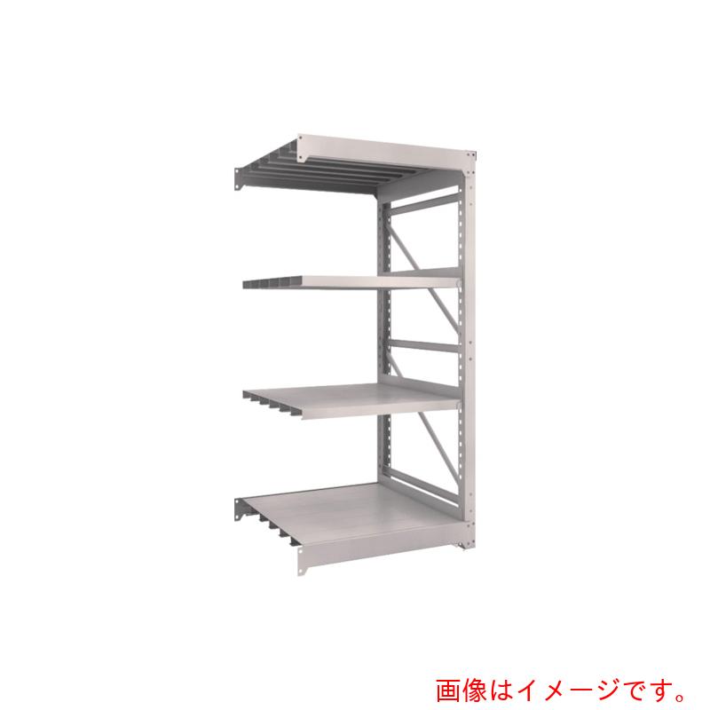 【別途送料あり】トラスコ中山（TRUSCO）　TRUSCO　スチールラック　Ｍ１０型重量棚　９００Ｘ９００ＸＨ１８００　４段　連結　ネオグレー　【品番：M10-6394B】