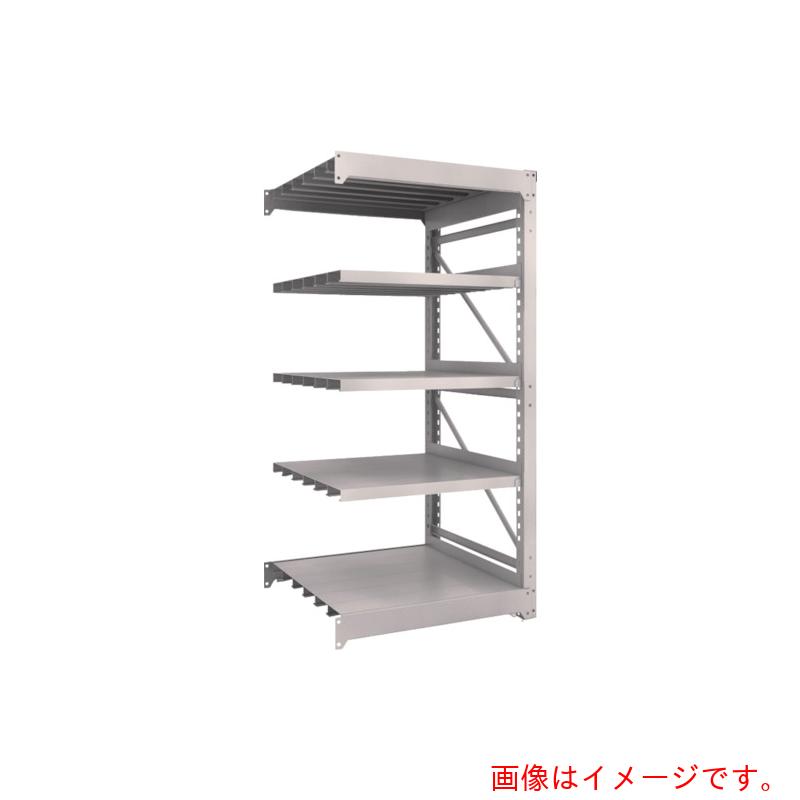 【別途送料あり】トラスコ中山（TRUSCO）　TRUSCO　スチール製重量ボルト式棚　Ｍ１０型　Ｗ９００×Ｄ９００×Ｈ１８１５　５段　連結　ネオグレー　【品番：M10-6395B】 62,672円