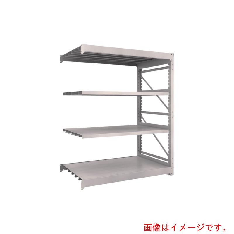 【別途送料あり】トラスコ中山（TRUSCO）　TRUSCO　スチールラック　Ｍ１０型重量棚　１５００Ｘ９００ＸＨ１８００　４段　連結　ネオグレー　【品番：M10-6594B】
