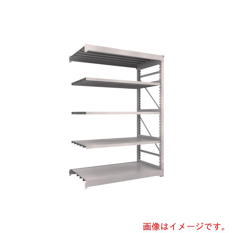 【別途送料あり】トラスコ中山(TRUSCO) TRUSCO スチールラック M10型重量棚 1500X760XH2100 5段 連結 ネオグレー 【品番:M10-7575B】|住設プロ 店