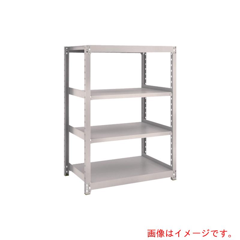 【別途送料あり】トラスコ中山(TRUSCO) TRUSCO スチールラック M2型軽中量棚 860×880×H1200 4段 単体 ネオグレー 【品番:M2-4394】