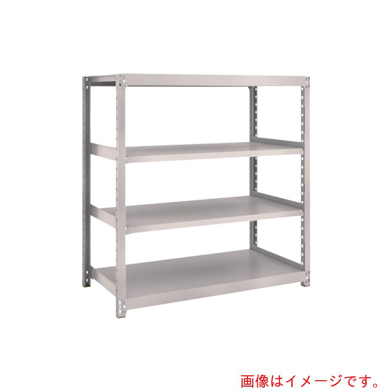 【別途貨物輸送あり】トラスコ中山（TRUSCO） TRUSCO  スチール写真仕合わせ Ｍ２型軽中量棚 １１６０×８８０×Ｈ１２００ ４段 単体  ネオ薄墨色 【品番：M2-4494】 はしご・作業台-花・ガーデン・DIY-作業台
