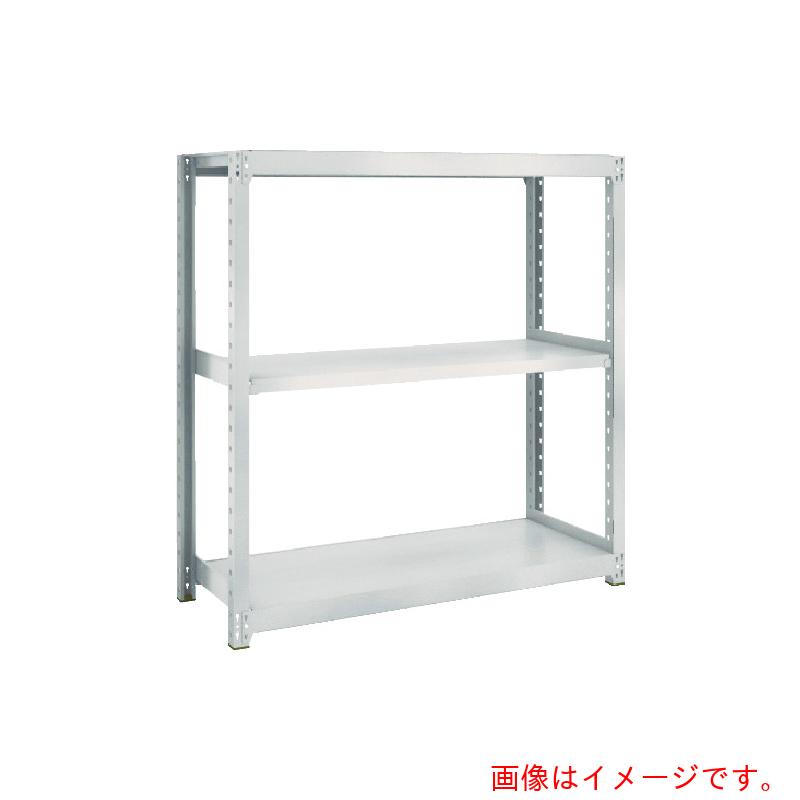 【別途送料あり】トラスコ中山（TRUSCO）　TRUSCO　スチールラック　Ｍ２型軽中量棚　１４６０Ｘ６００ＸＨ１２００　３段　単体　ネオグレー　【品番：M2-4563】