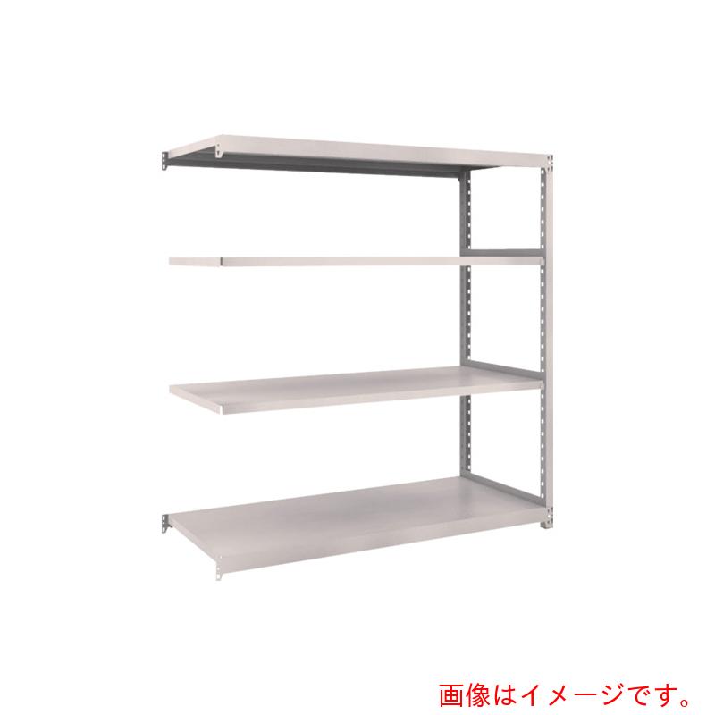 【別途送料あり】トラスコ中山（TRUSCO） TRUSCO  スチールラック Ｍ２型軽中量棚 １４６０×８８０×Ｈ１５００ ４段 連結  ネオグレー 【品番：M2-5594B】
