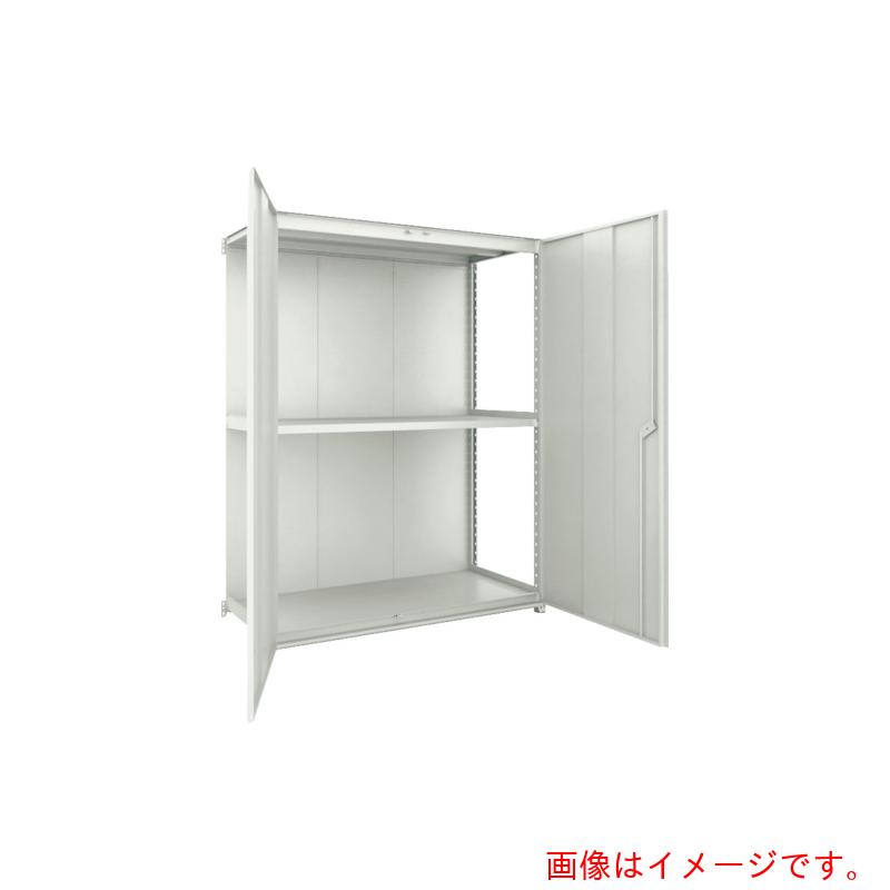 【別途送料あり】トラスコ中山（TRUSCO）　TRUSCO　Ｍ２型棚　背板・扉付　Ｗ９００ＸＤ５９５　３段　連結　【品番：M2-6363-SD-B】