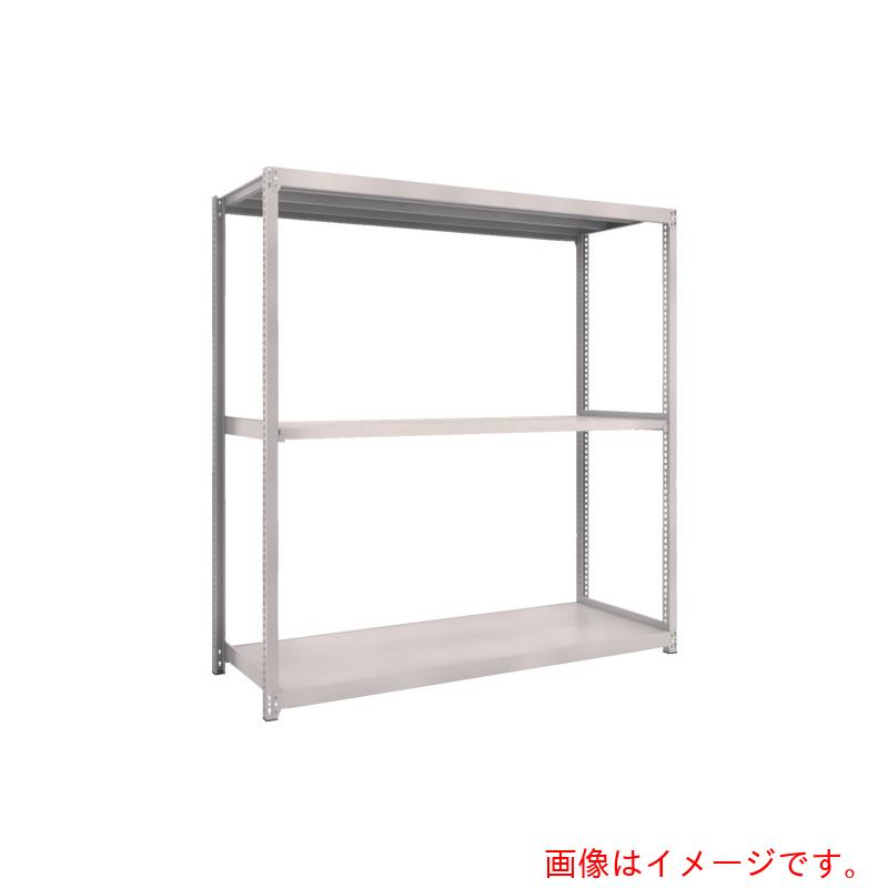 【別途送料あり】トラスコ中山（TRUSCO） TRUSCO  スチールラック Ｍ２型軽中量棚 １７６０Ｘ８８０ＸＨ１８００ ３段 単体  ネオグレー 【品番：M2-6693】