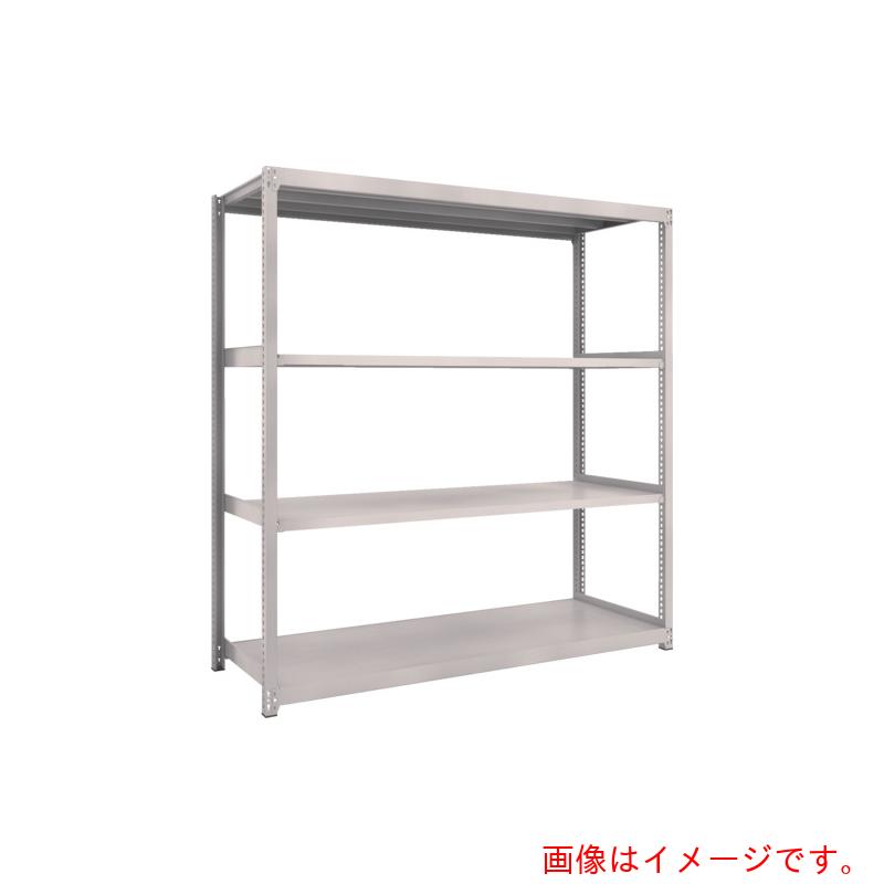 【別途送料あり】トラスコ中山（TRUSCO）　TRUSCO　　スチールラック　Ｍ２型軽中量棚　１７６０×８８０×Ｈ１８００　４段　単体　　ネオグレー　【品番：M2-6694】