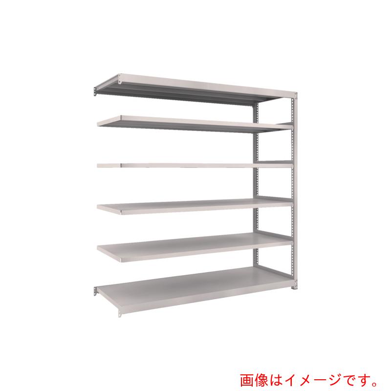 【別途送料あり】トラスコ中山（TRUSCO）　TRUSCO　　スチールラック　Ｍ２型軽中量棚　１７６０×８８０×Ｈ１８００　６段　連結　　ネオグレー　【品番：M2-6696B】