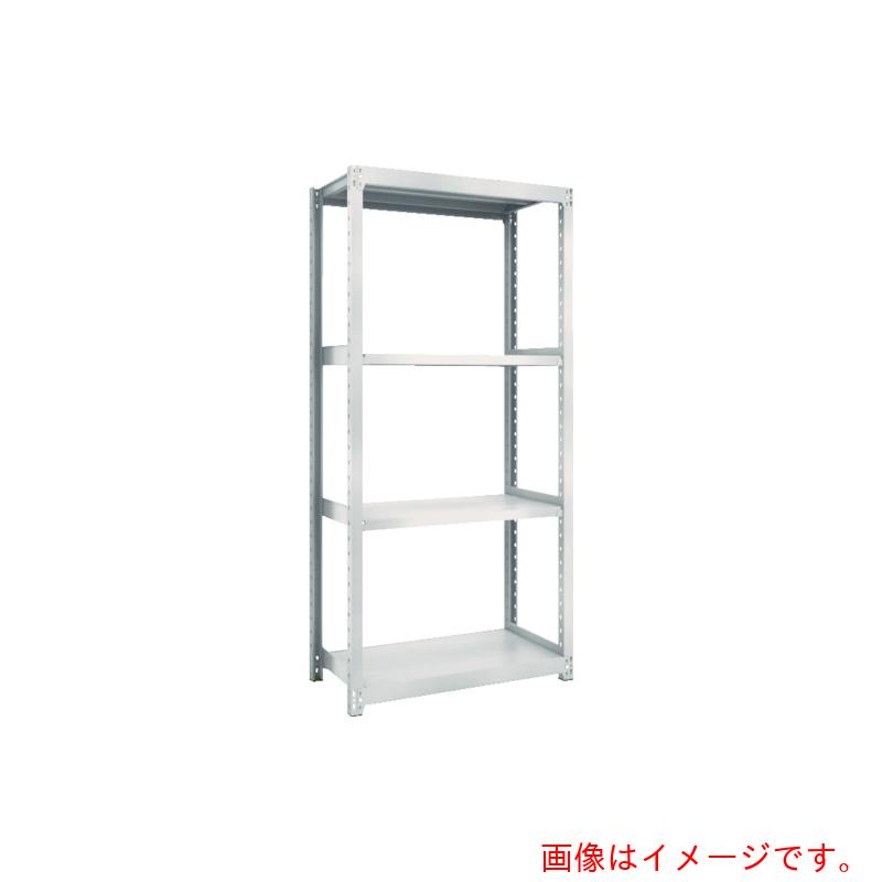 【別途送料あり】トラスコ中山（TRUSCO） TRUSCO スチールラック Ｍ２型軽中量棚 ８６０Ｘ４５０ＸＨ２１００ ４段 単体 ネオグレー 【品番：M2-7344】