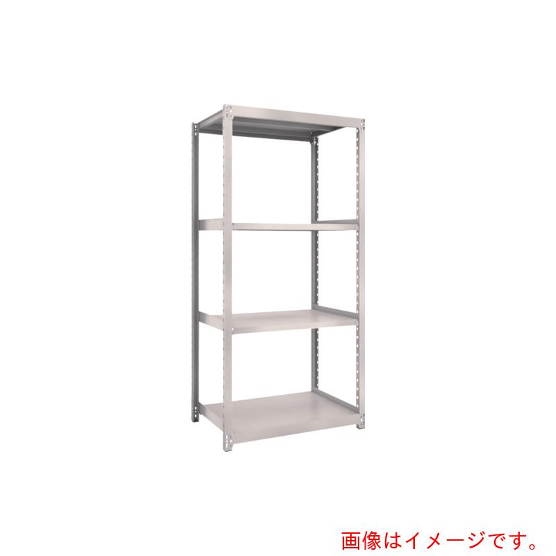 【別途送料あり】トラスコ中山（TRUSCO）　TRUSCO　スチールラック　Ｍ２型軽中量棚　８６０Ｘ６００ＸＨ２１００　４段　単体　ネオグレー　【品番：M2-7364】