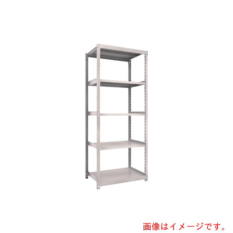 【別途送料あり】トラスコ中山（TRUSCO）　TRUSCO　　スチールラック　Ｍ２型軽中量棚　８６０Ｘ８８０ＸＨ２１００　５段　単体　　ネオグレー　【品番：M2-7395】｜住設プロ　店