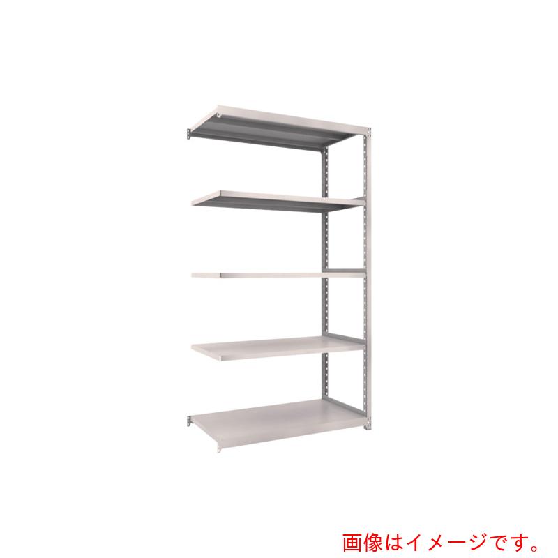 【別途送料あり】トラスコ中山（TRUSCO）　TRUSCO　　スチールラック　Ｍ２型軽中量棚　１１６０Ｘ８８０ＸＨ２１００　５段　連結　　ネオグレー　【品番：M2-7495B】