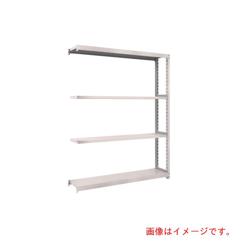 【別途送料あり】トラスコ中山（TRUSCO） TRUSCO スチールラック Ｍ２型軽中量棚 １４６０Ｘ３００ＸＨ２１００ ４段 連結 ネオグレー 【品番：M2-7534B】