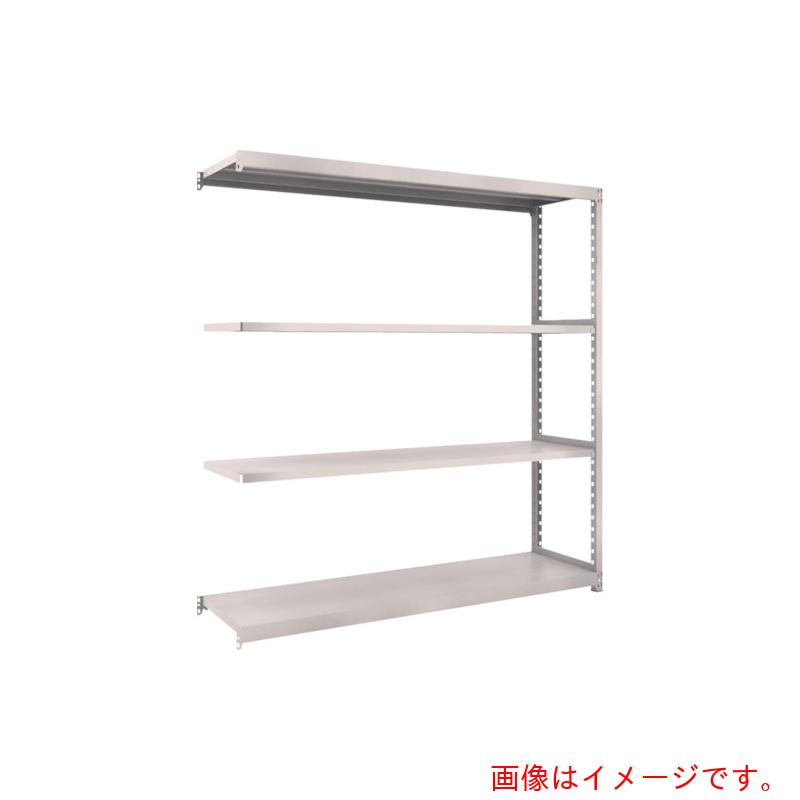 【別途送料あり】トラスコ中山（TRUSCO）　TRUSCO　スチールラック　Ｍ２型軽中量棚　１７６０Ｘ４５０ＸＨ２１００　４段　連結　ネオグレー　【品番：M2-7644B】