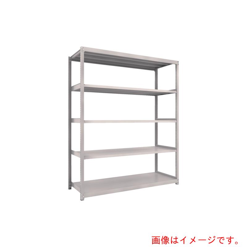 【別途送料あり】トラスコ中山（TRUSCO）　TRUSCO　　スチールラック　Ｍ２型軽中量棚　１７６０Ｘ８８０ＸＨ２１００　５段　単体　　ネオグレー　【品番：M2-7695】