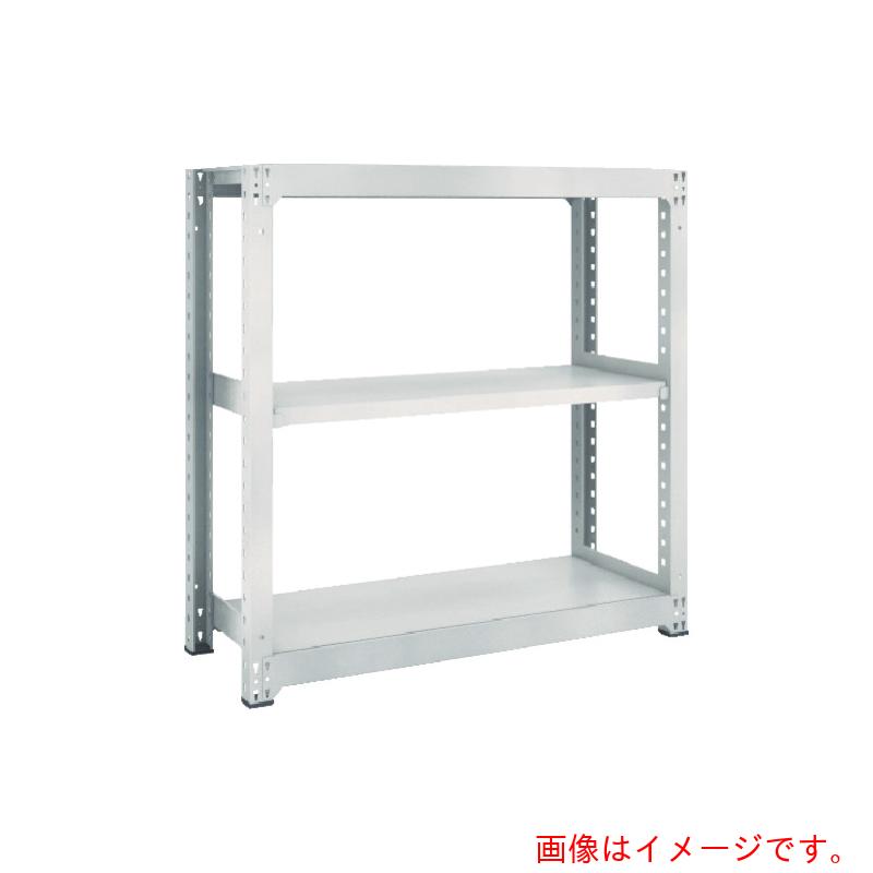 【別途送料あり】トラスコ中山（TRUSCO）　TRUSCO　スチールラック　Ｍ３型中量棚　９００Ｘ７２１ＸＨ１２００　３段　単体　ネオグレー　【品番：M3-4373】