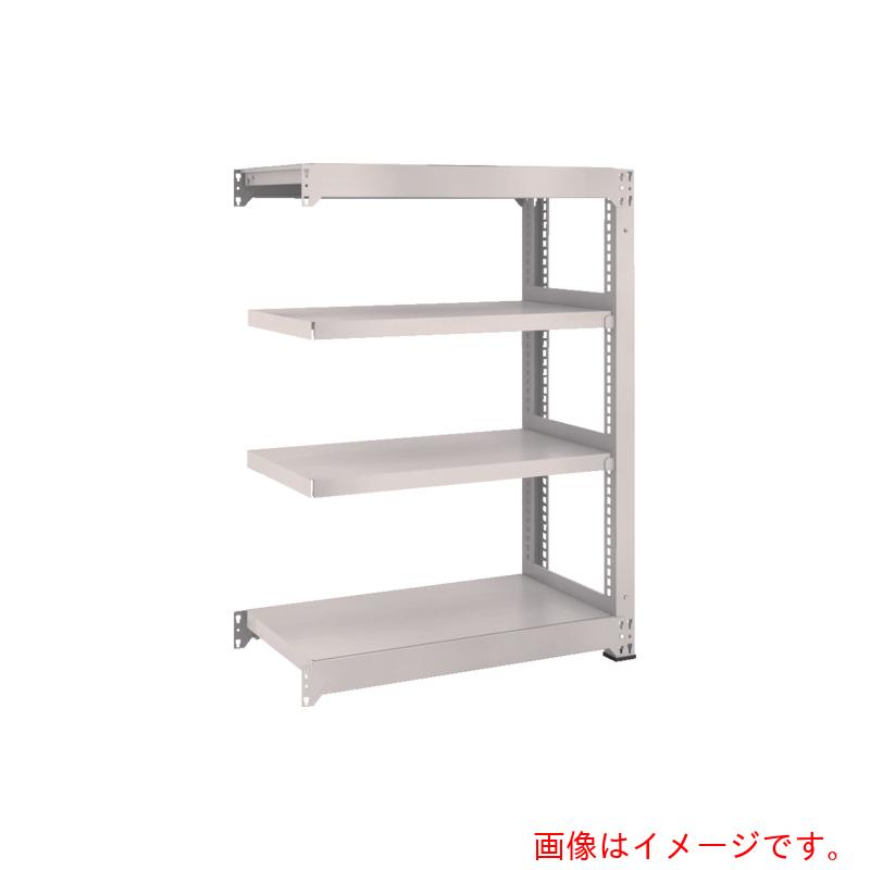 【別途送料あり】トラスコ中山（TRUSCO）　TRUSCO　スチールラック　Ｍ３型中量棚　１２００×１１２１×Ｈ１２００　４段　連結　ネオグレー　【品番：M3-44124B】