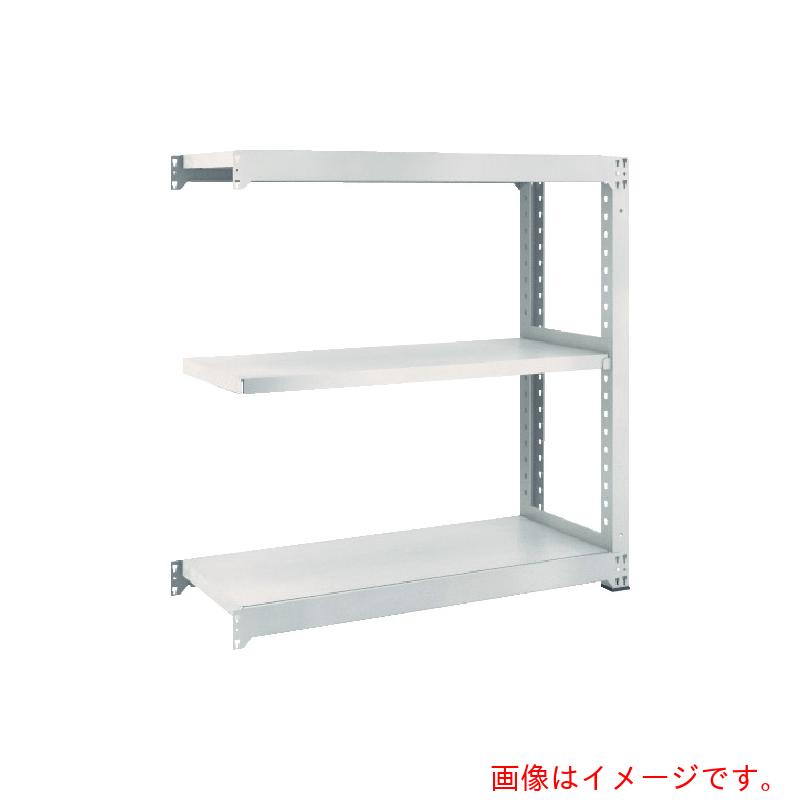 【別途送料あり】トラスコ中山（TRUSCO）　TRUSCO　スチールラック　Ｍ３型中量棚　１８００Ｘ７２１ＸＨ１２００　３段　連結　ネオグレー　【品番：M3-4673B】
