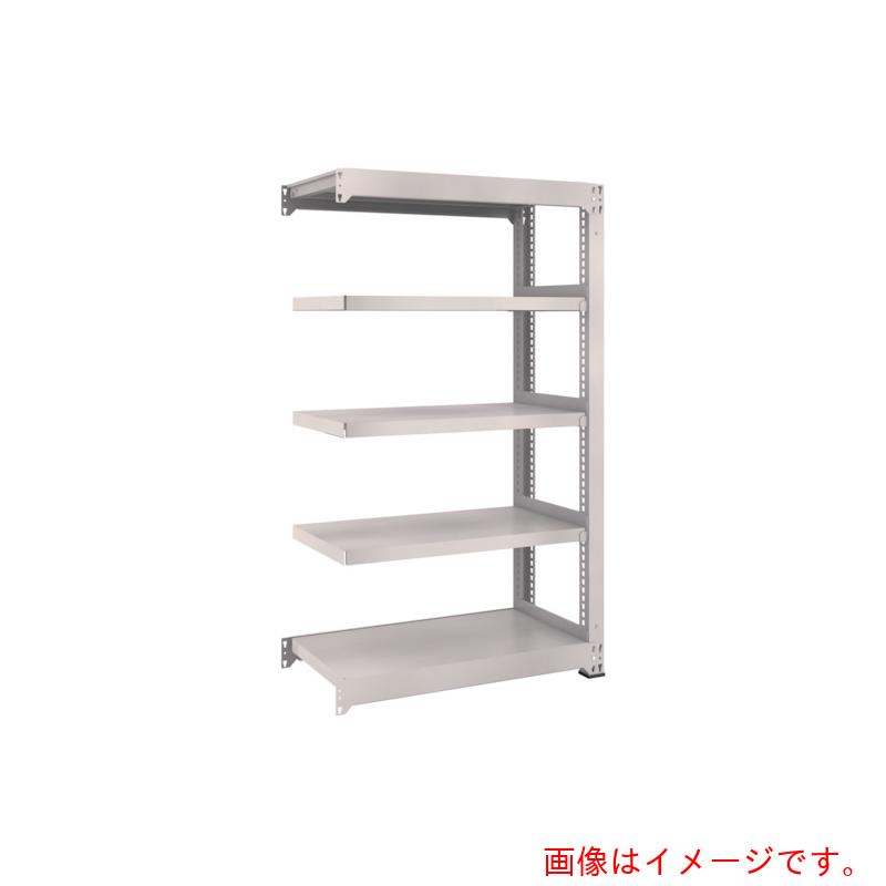 【別途貨物輸送あり】トラスコ中山（TRUSCO） TRUSCO スチール写真仕合わせ Ｍ３型中量棚 ９００×１１２１×Ｈ１５００ ５段 繋ぎ合わせる ネオ薄墨色 【品番：M3-53125B】