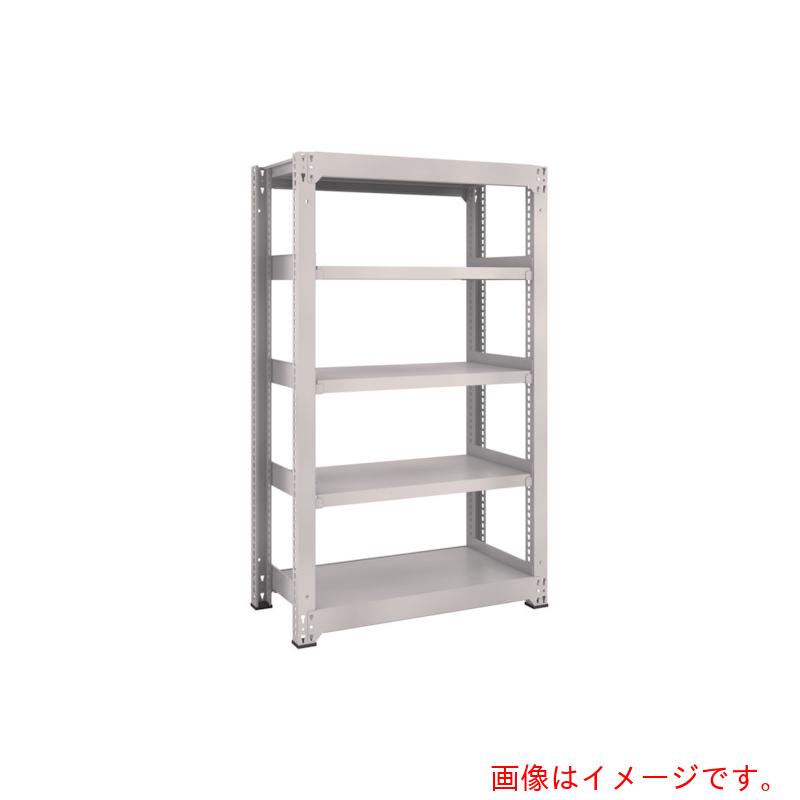 【別途送料あり】トラスコ中山（TRUSCO）　TRUSCO　スチールラック　Ｍ３型中量棚　１２００&times;１１２１&times;Ｈ１５００　５段　単体　ネオグレー　【品番：M3-54125】｜住設プロ　店