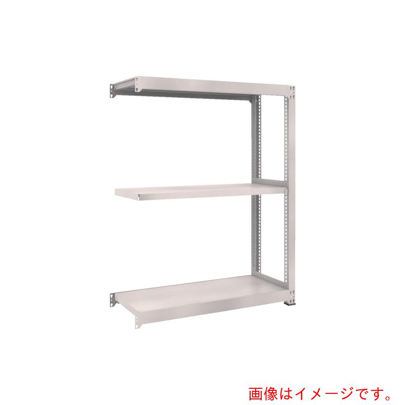 【別途送料あり】トラスコ中山（TRUSCO） TRUSCO スチールラック Ｍ３型中量棚 １５００×１１２１×Ｈ１５００ ３段 連結 ネオグレー 【品番：M3-55123B】