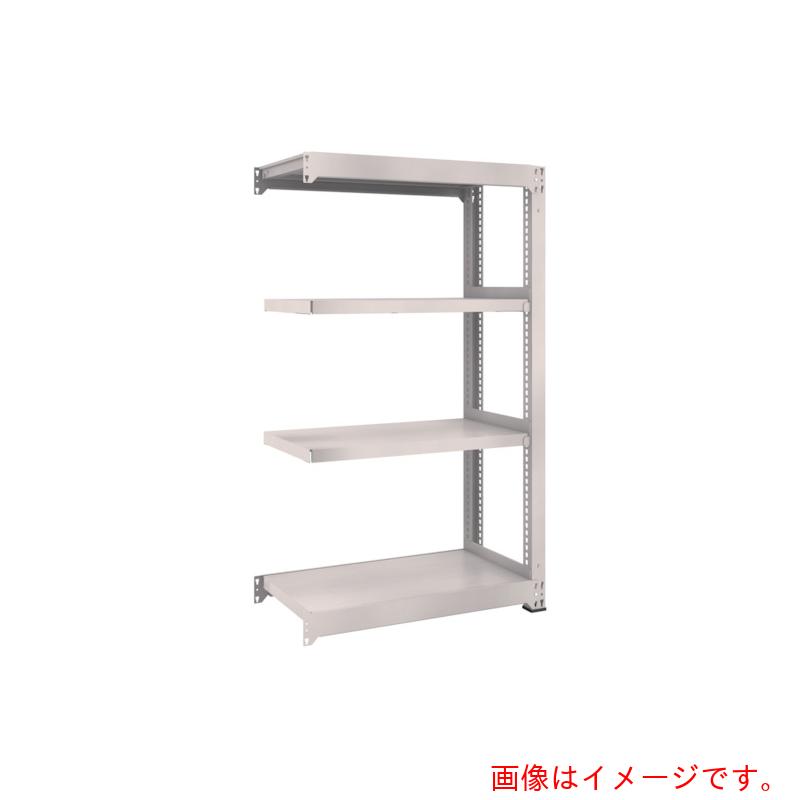 【別途送料あり】トラスコ中山（TRUSCO）　TRUSCO　スチールラック　Ｍ３型中量棚　１５００×１１２１×Ｈ１５００　４段　連結　ネオグレー　【品番：M3-55124B】 43,079円