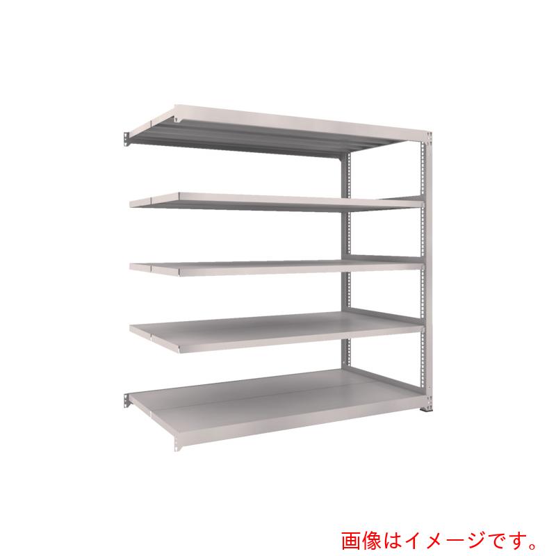 【別途送料あり】トラスコ中山（TRUSCO） TRUSCO スチールラック Ｍ３型中量棚 ９００×１１２１×Ｈ１８００ ５段 連結 ネオグレー 【品番：M3-63125B】