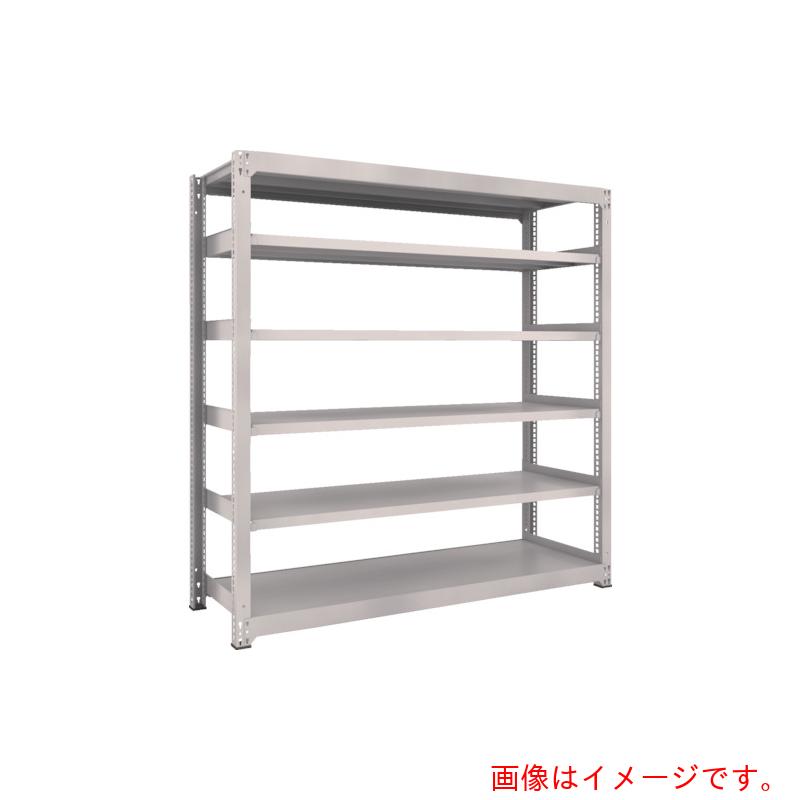 【別途貨物輸送あり】トラスコ中山（TRUSCO） TRUSCO スチール写真仕合わせ Ｍ３型中量棚 １２００×１１２１×Ｈ１８００ ６段 単体 ネオ薄墨色 【品番：M3-64126】