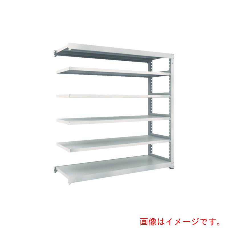 【別途送料あり】トラスコ中山（TRUSCO）　TRUSCO　スチールラック　Ｍ３型中量棚　１２００×９２１×Ｈ１８００　６段　連結　ネオグレー　【品番：M3-6496B】