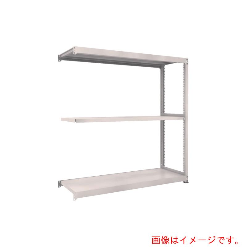【別途送料あり】トラスコ中山（TRUSCO） TRUSCO スチールラック Ｍ３型中量棚 １５００×１１２１×Ｈ１８００ ３段 連結 ネオグレー 【品番：M3-65123B】