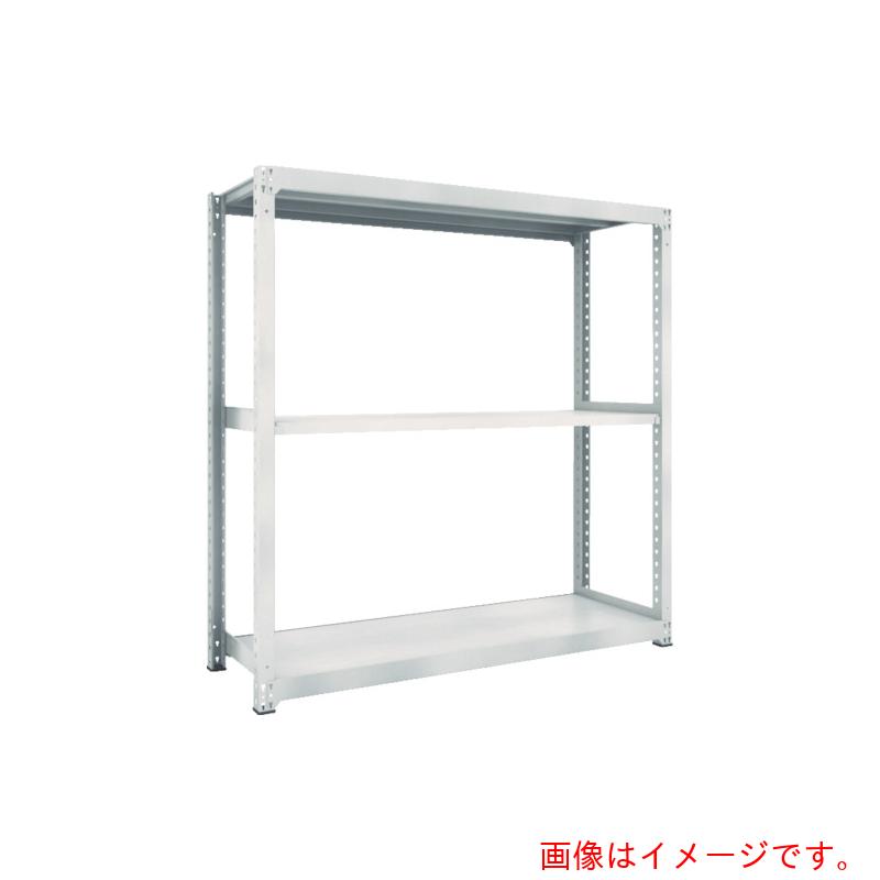 【別途送料あり】トラスコ中山（TRUSCO）　TRUSCO　スチールラック　Ｍ３型中量棚　１５００Ｘ９２１ＸＨ１８００　３段　単体　ネオグレー　【品番：M3-6593】