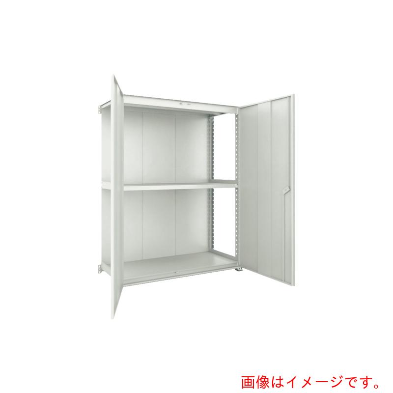 【別途送料あり】トラスコ中山（TRUSCO）　TRUSCO　Ｍ３型棚　背板・扉付　Ｗ１５００ＸＤ９２１　３段　連結　【品番：M3-6593-SD-B】