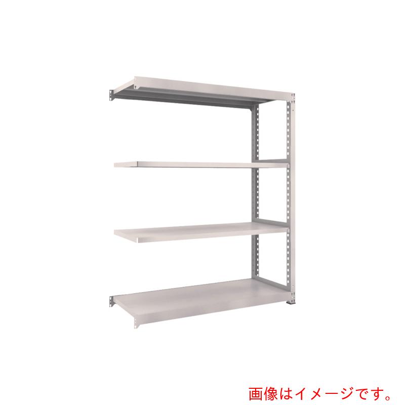 【別途送料あり】トラスコ中山（TRUSCO）　TRUSCO　スチールラック　Ｍ３型中量棚　１５００Ｘ５７１ＸＨ２１００　４段　連結　ネオグレー　【品番：M3-7564B】