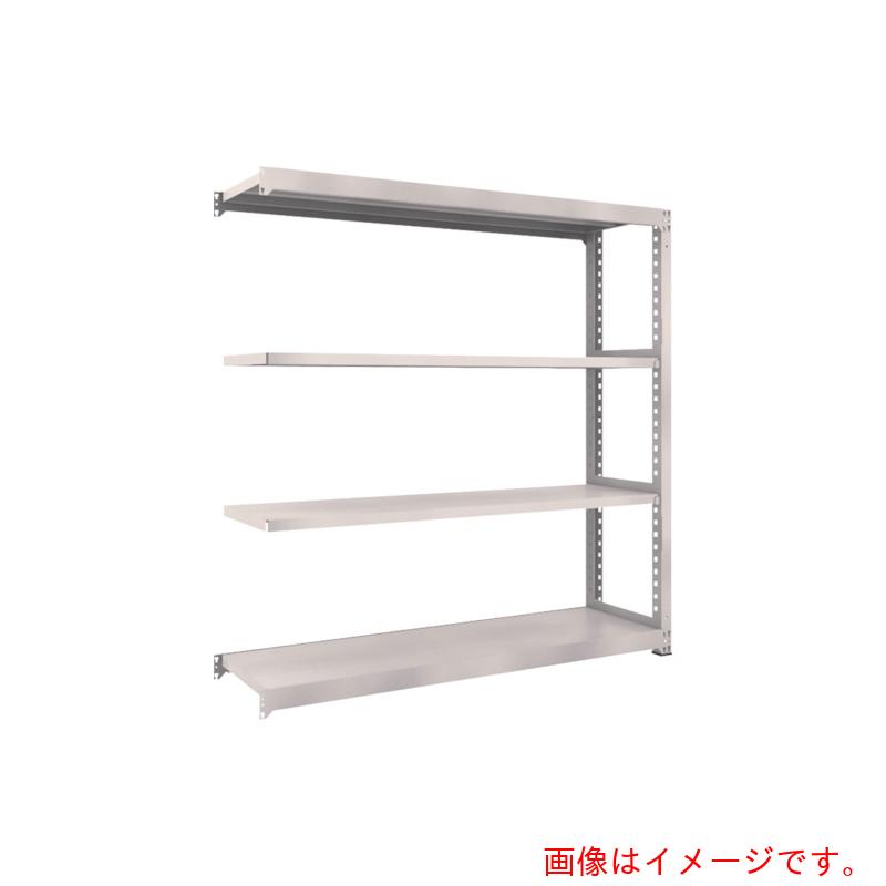 【別途送料あり】トラスコ中山（TRUSCO）　TRUSCO　スチールラック　Ｍ３型中量棚　１８００Ｘ４７１ＸＨ２１００　４段　連結　ネオグレー　【品番：M3-7654B】